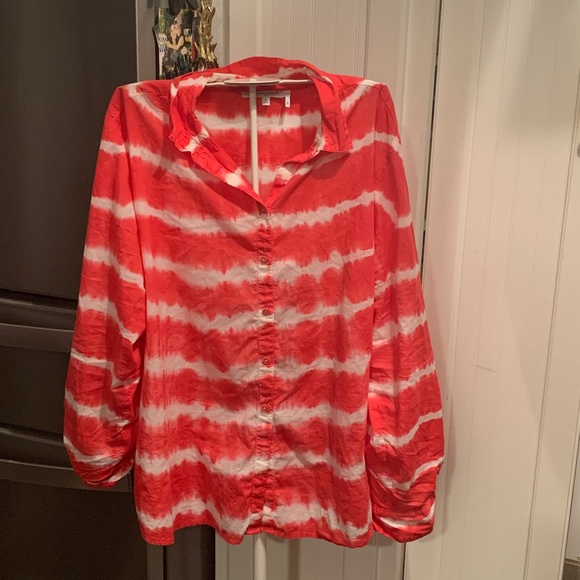 Foxcroft 100 percent cotton made in India button down‎ . Worn a few times. - Picture 1 of 4